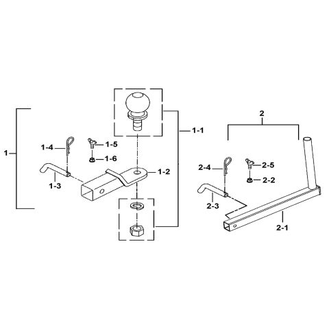 TRAILER HITCH ASSY.(OPTION)