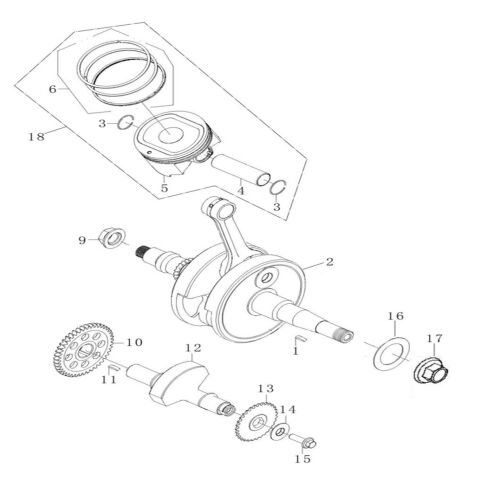 CRANKSHAFT COMP