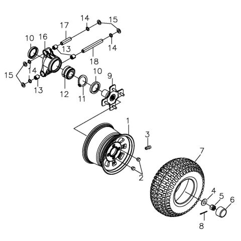 Rear wheel