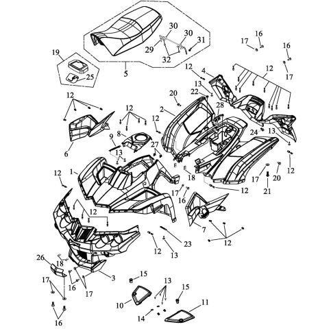 Front - Rear fender