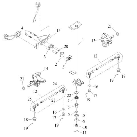 STEERING, SHAFT, LINK