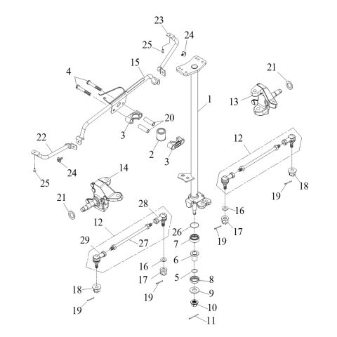 STEERING, SHAFT, LINK