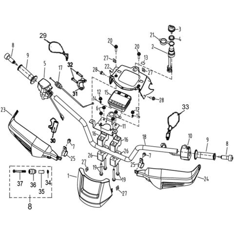HANDLEBAR (EFI T3)