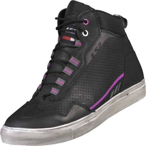 LS2 ZOE LADY BOOTS BLACK PURPLE
