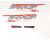 DECAL ASSY(AT6L WHITE-RED)(LONG VEHICLE) (Item nr. 2)